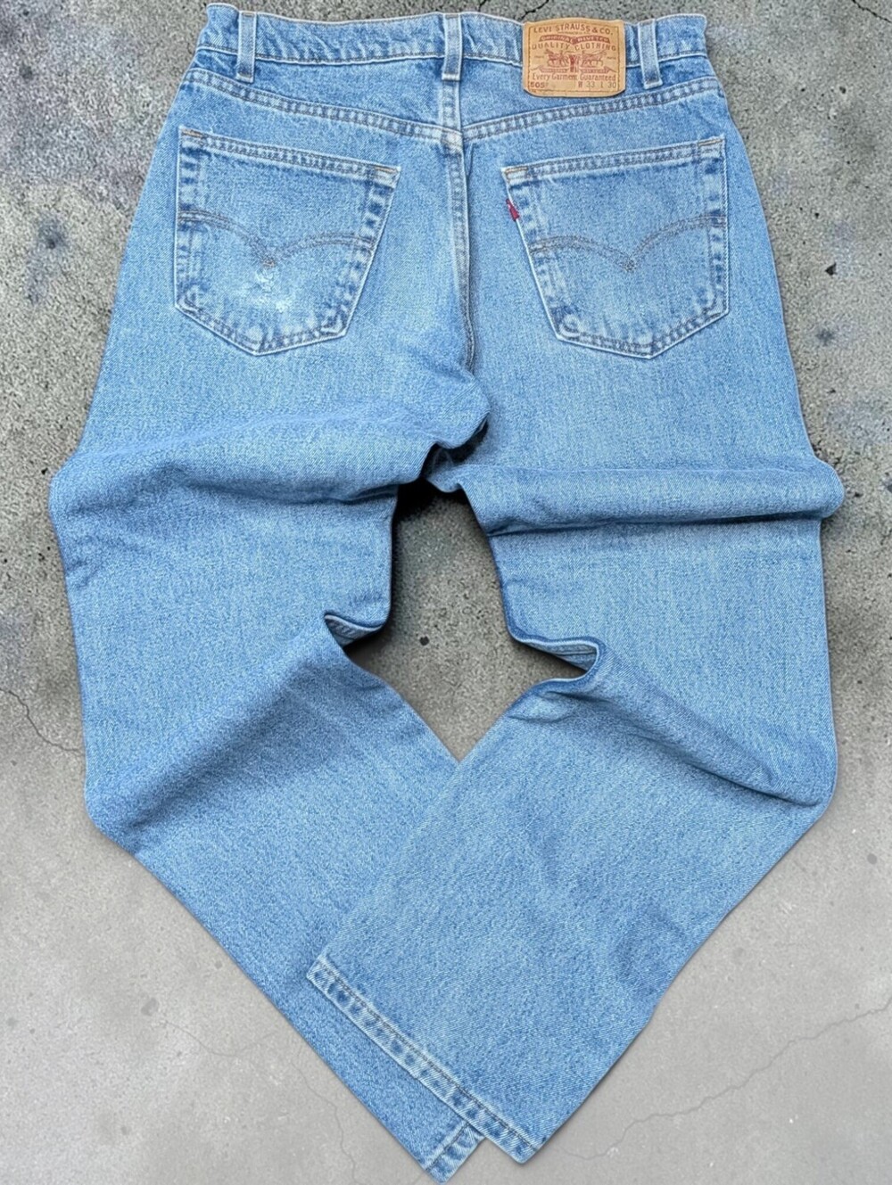 Vintage 90s Levi's 505 Straight Leg Denim Jeans Medium Wash Size 32 x 30 1998
